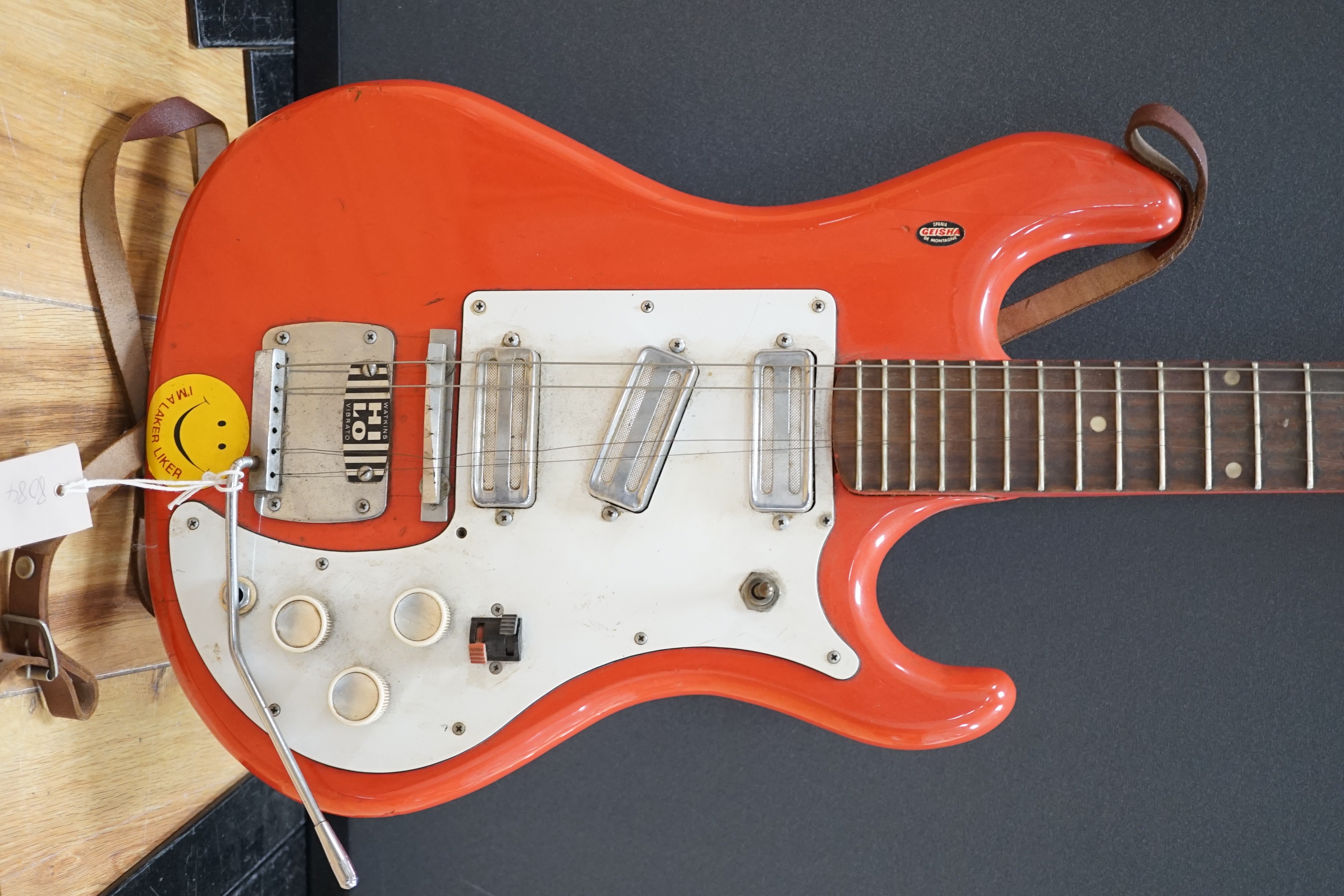 A 1960's Watkins HiLo Vibrato electric guitar